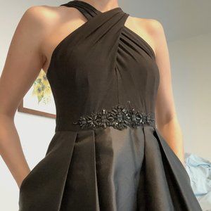 Black Adrianna Pappell Dress Size 6